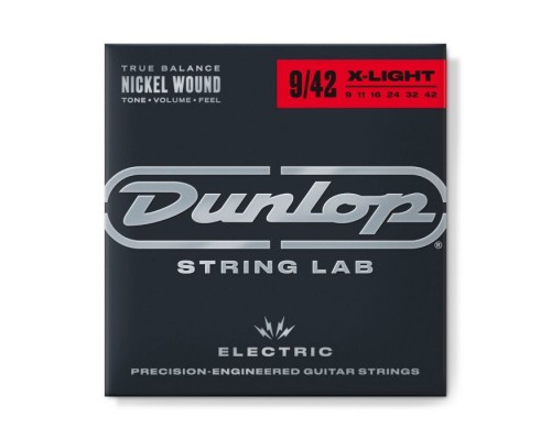 Струни для гітари Jim Dunlop Nickel Wound Electric Guitar Strings (09-42) (DEN0942)