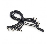 Кабель для гітарних педалей RockBoard Flat Daisy Chain Cable, 8 Outputs, Angled (RBO CAB POWER DC8 A)