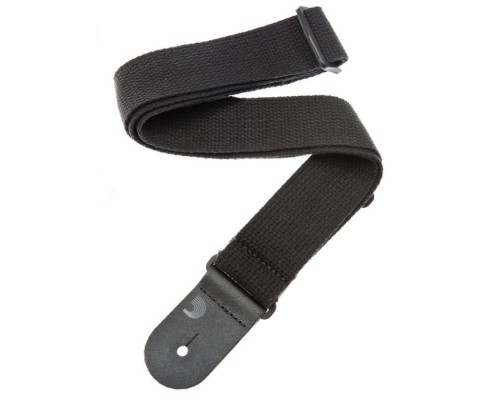 Ремінь для гітари D'Addario Cotton Guitar Strap Black (50CT00)