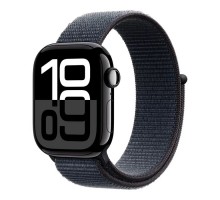 Смарт-годинник Apple Watch Series 10 GPS 42mm Jet Black Aluminium Case with Ink Sport Loop (MWWG3QH/A)