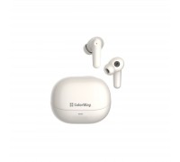 Навушники ColorWay Slim TWS-1 Earbuds Long Life Beige (CW-TWS1BE)