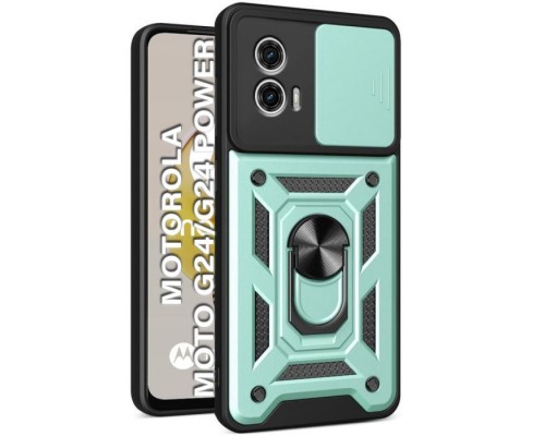 Чохол до мобільного телефона BeCover Military Motorola Moto G24/G24 Power Dark Green (710724)