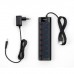 Концентратор Vinga USB3.0 to 7*USB3.0 1m cable with Switch and Power Adapter (VHA3A7B)
