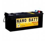 Акумулятор автомобільний NANO BATT Econom 190A (євробанка)