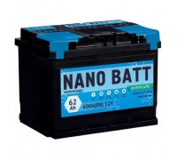 Акумулятор автомобільний NANO BATT Premium 62A +лів (1) 600А