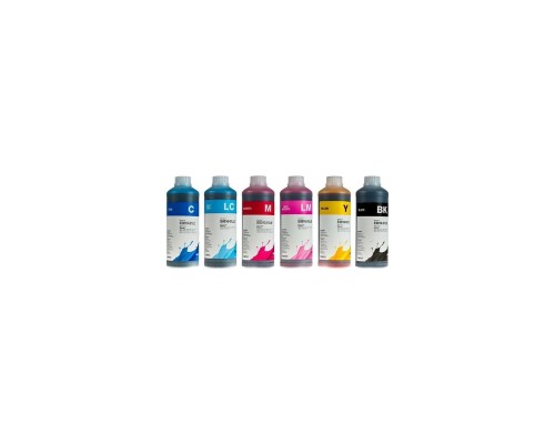 Чорнило InkTec Epson R270/290 RX590/610/690 6*1L, B/C/LC/M/LM/Y (E0010-6SET1L)