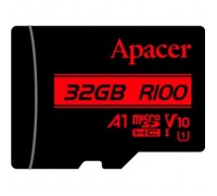 Карта пам'яті Apacer 32GB microSD class 10 UHS-I V10 A1 (AP32GMCSH10UB-RA)