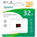 Карта пам'яті Apacer 32GB microSD class 10 UHS-I V10 A1 (AP32GMCSH10UB-RA)