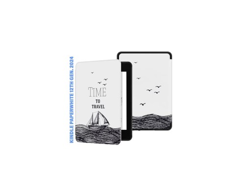 Чохол до електронної книги BeCover Smart Case Amazon Kindle Paperwhite 12th Gen. 2024 7″ Time To Travel (712859)