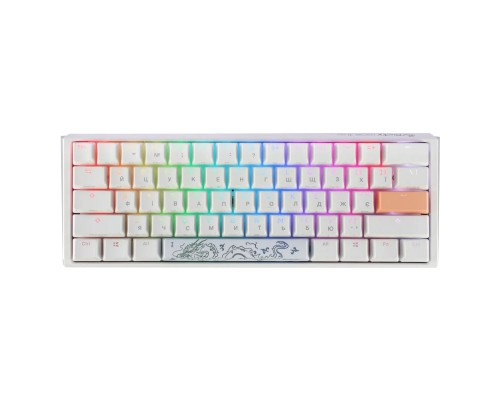 Клавіатура Ducky One 3 Mini Cherry MX Silent Red RGB UA USB White (DKON2161ST-SUAPXPWWWSC1)