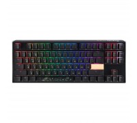 Клавіатура Ducky One 3 TKL Cherry MX Red RGB UA USB Black (DKON2187ST-RUAPXCLAWSC1)