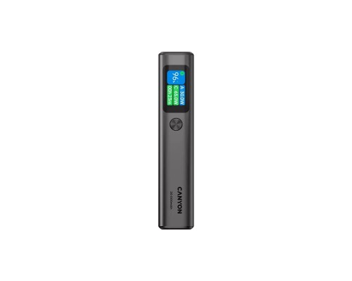 Батарея універсальна Canyon 20000mAh OnPower 230 TFT PD/130W Dark Grey (CNS-CPB230DG)
