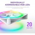 Кулер до корпусу NZXT F120RGB Duo-120mm Dual-sideRGB Fan-Tripl (RF-D12TF-W1)