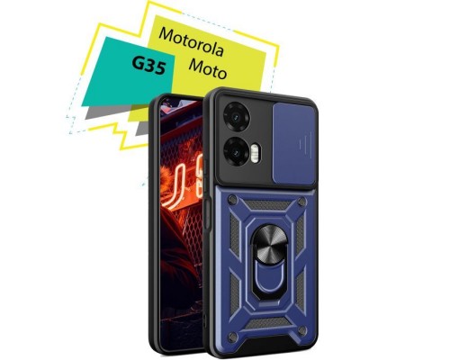 Чохол до мобільного телефона BeCover Military Motorola Moto G35 Blue (713090)