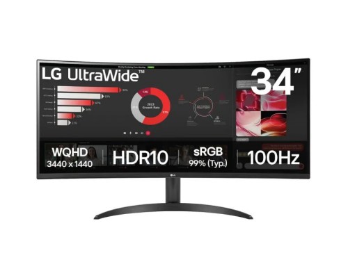 Монітор LG 34WR50QK-B