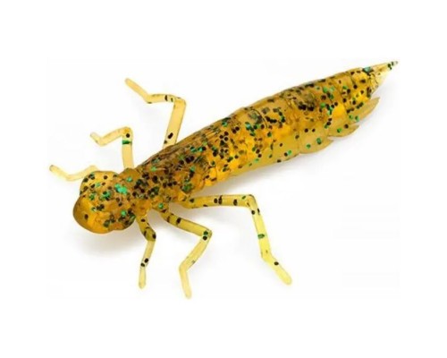 Силікон рибальський FishUP Dragonfly 0.75" 036 - Caramel/Green&Black (12шт/уп) (1864.04.69)