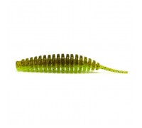 Силікон рибальський FishUP Tanta 2.5" 204 - Green Pumpkin/Chartreuse (8шт/уп) (1864.14.51)