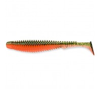 Силікон рибальський FishUP U-Shad 3" 205 - Watermelon/Orange (9шт/уп) (1864.15.16)