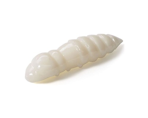 Силікон рибальський FishUP Pupa 1.5" 009 - White, cheese taste (8шт/уп) (1864.02.78)