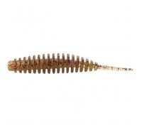 Силікон рибальський FishUP Tanta 2.5" 045 - Green Pumpkin/Red&Black (8шт/уп) (1864.02.26)
