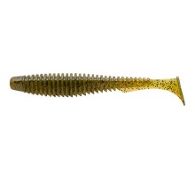 Силікон рибальський FishUP U-Shad 4" 074 - Green Pumpkin Seed (8шт/уп) (1862.03.16)