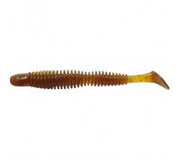 Силікон рибальський Reins Bubbling Shad 4" 565 Motor Oil Green Flake (8 шт/уп.) (1552.03.49)