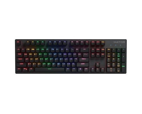 Клавіатура Hator Icefall Mecha Rainbow USB Black (HTK104UA)