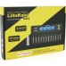 Зарядний пристрій для акумуляторів Liitokala 12 Slots+2, Ni-Mh/Li-ion/LiFePo4/Крона, LED+LCD (Lii-S12)