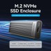 Кишеня зовнішня Vention SSD M.2 (NVME) M-key USB Type-C 3.2 10Gbps Heat Sink Aluminum (KPKH0)