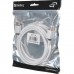 Кабель мультимедійний HDMI to HDMI 2.0m 2.0 white Sandberg (308-98)