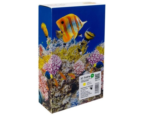 Картридж Barva Epson T41F4 (C13T41F440) верс. U1-U10, 350 мл, Yellow (IC-T41F4)
