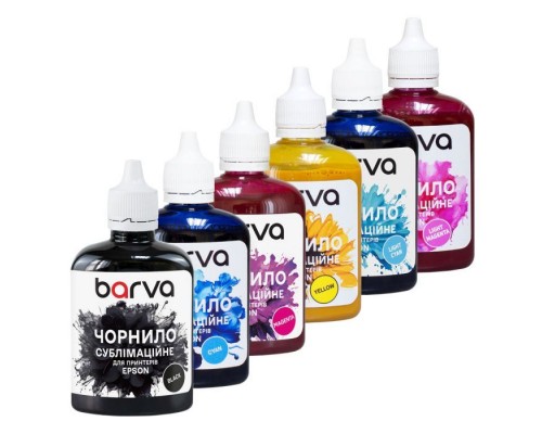 Чорнило Barva Epson sublimation 6х100 мл, BK/C/M/Y/LC/LM SET (SUB-100-2MP)