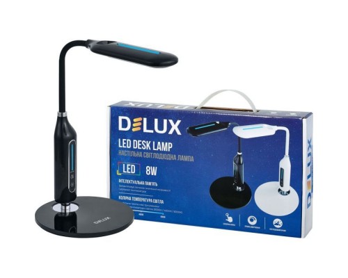 Настільна лампа Delux TF-510_8 Вт LED 3000K-4000K-6000K (90018128)