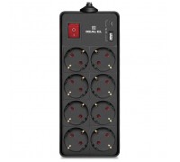 Мережевий подовжувач REAL-EL RS-PROTECT 805 5m, black (EL122300043)