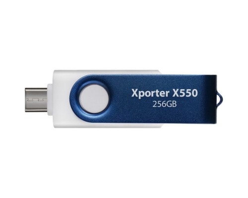 USB флеш накопичувач Patriot 256GB Xporter X550 USB 3.2/Type-C (PS256GX550AAD)