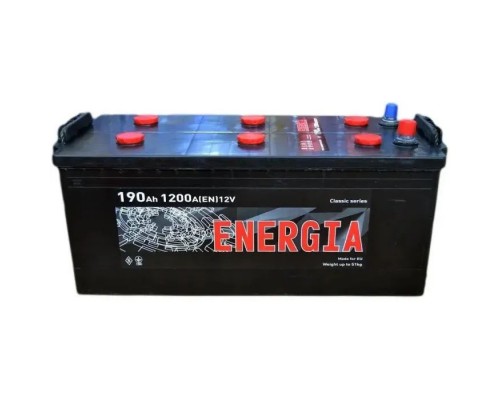Акумулятор автомобільний ENERGIA Truck 190Ah бокова(-/+) (1200EN) (22396)