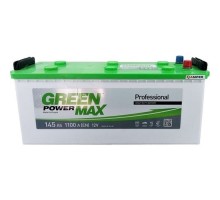 Акумулятор автомобільний GREEN POWER MAX 145Ah бокова(+/-) (1100EN) (22377)