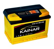 Акумулятор автомобільний KAINAR STANDART 75Ah Н Ев (-/+) (690EN) (075 160)