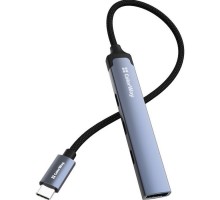 Концентратор ColorWay USB-C 4-in-1 USB-C2.0х3/USB3.0 (CW-HUB07)