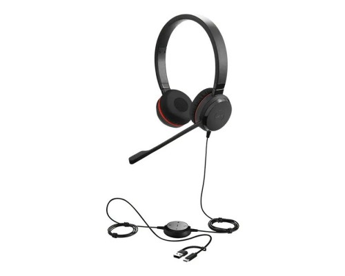 Навушники Jabra Evolve 30 II MS USB Type-C/Type-A Stereo Black (5399-823-369)