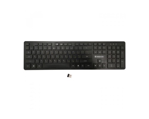 Клавіатура Defender Comfort MT Wireless UA Black (450950)