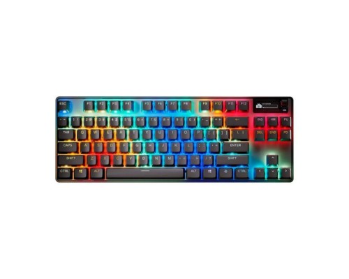 Клавіатура SteelSeries Apex Pro TKL Wireless Gen 3 UA HyperMagnetic OmniPoint 2.0 OLED UA Black (64871)