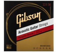 Струни для гітари Gibson SAG-PB13 Phosphor Bronze Acoustic Guitar Strings Medium (13-56) (230480)