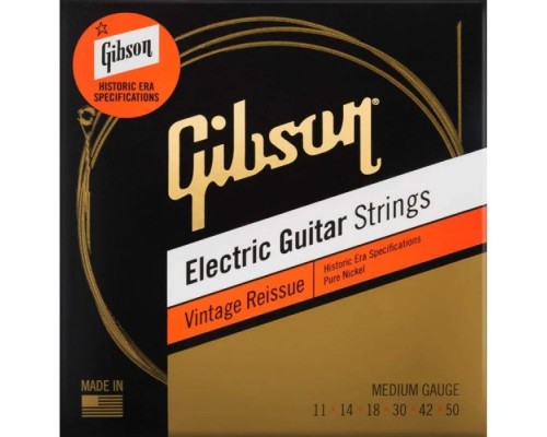 Струни для гітари Gibson SEG-HVR11 Vintage Reissue Medium (11-50) (230471)
