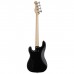 Бас-гітара Sadowsky MetroLine 21-Fret Hybrid P/J Bass Ash 4-String - Solid Black Satin (SML21HP4 93 ASH FR)