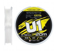 Флюорокарбон Favorite U1 FC 20m 22/0.78mm 81.6lb/37.0kg (1693.12.01)