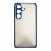 Чохол до мобільного телефона Dengos Kit Samsung Galaxy S25 Matte + glass (Blue) (DG-KM-142)