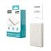 Батарея універсальна Choetech Magnetic Wireless 10000mAh 20W, PD, Qi-15W, USB-C In/Out Ultra-thin, Beige (B739-CCCWH)