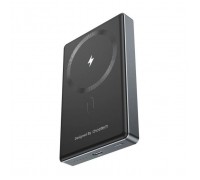 Батарея універсальна Choetech Magnetic Wireless 10000mAh 20W, PD, Qi-15W, USB-C In/Out, Ultra-thin, Black (B739-CCBK)