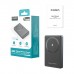 Батарея універсальна Choetech Magnetic Wireless 10000mAh 20W, PD, Qi-15W, USB-C In/Out, Ultra-thin, Black (B739-CCBK)
